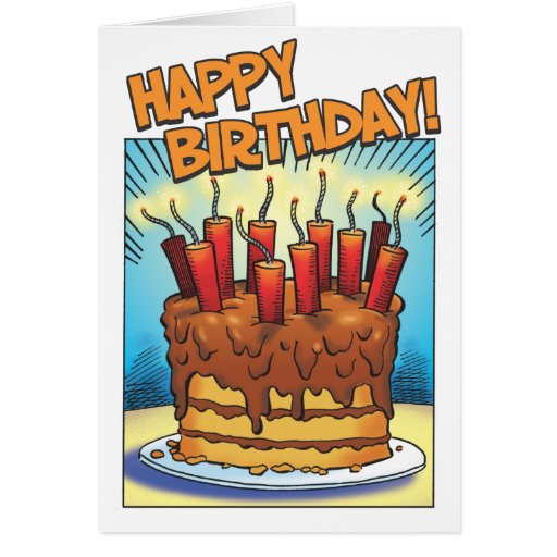 Birthday Blast Greeting Card