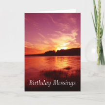 Birthday Blessings Greeting Cards