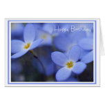 Birthday - Bluettes Greeting Card