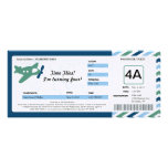 Birthday Boarding Pass Ticket Custom Invitation