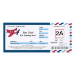 Birthday Boarding Pass Ticket Invitations