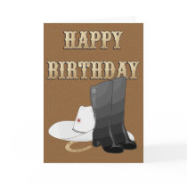 BIRTHDAY Boots CARD