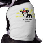 Birthday Boston Terrier Dog Tee Shirt