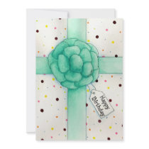 Birthday Bow Invitation