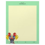 Birthday Boxer dog letterhead