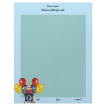 Birthday Boxer letterhead by ritmoboxer Birthday Boxer letterhead