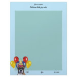 Birthday Boxer letterhead