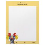 Birthday Boxer letterhead