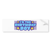 Birthday Boy Bumper Stickers