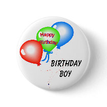 Birthday Boy Button