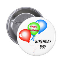 Birthday Boy Button