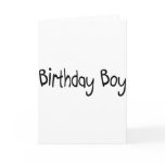 Birthday Boy Cards