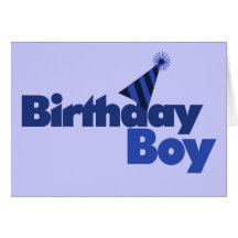Birthday BOY Greeting Card