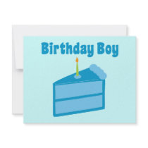 Birthday Boy invitations