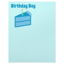 Birthday Boy letterhead