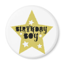 Birthday Boy magnets