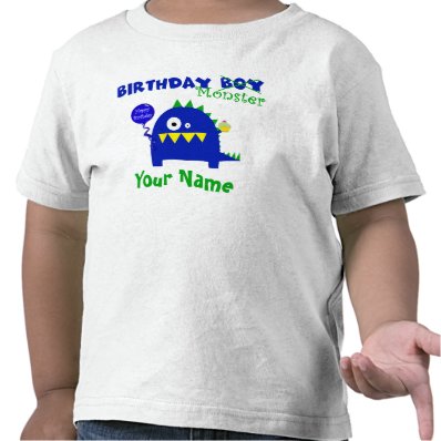 Birthday Boy Monster Shirt
