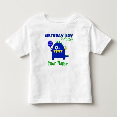 Birthday Boy Monster T Shirts