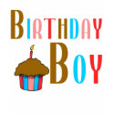 Birthday Boy Multicolored Products t-shirts