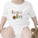 Birthday Boy Multicolored Products t-shirts