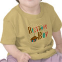 Birthday Boy Multicolored Products t-shirts