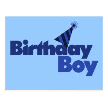 Birthday BOY Postcards
