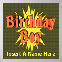 Birthday Boy Poster posters