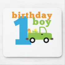 Birthday Boy Truck 1 mousepads