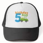 Birthday Boy Truck 5 hats