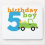 Birthday Boy Truck 5 Mousepads
