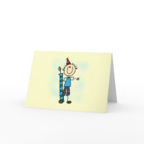 Birthday Boy With Candle T-shirts and Gifts cards