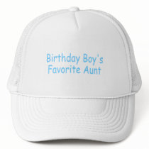 Birthday Boy's Favorite Aunt hats