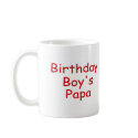 Birthday Boy's Papa mugs by CelebrationZazzle Birthday Boy's Papa mugs
