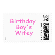 Birthday Boy's Wifey Stamp