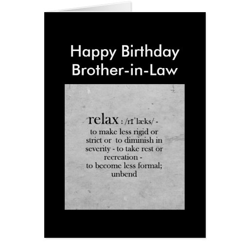 birthday-brother-in-law-definition-relax-humor-greeting-card-zazzle