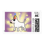 Birthday Bull Terrier Stamps