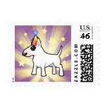 Birthday Bull Terrier Stamps
