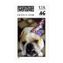 Birthday Bulldog postage by missphnx2 Birthday Bulldog postage