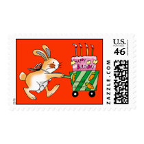 Birthday Bunny Cake Stamps