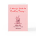 Birthday Bunny cards by hazardzone Birthday Bunny cards