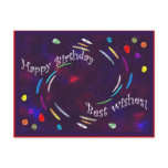 Birthday Buttons! Post Cards