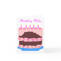 Birthday cake, Birthday Wishes card by marcya7 Birthday cake, Birthday Wishes card