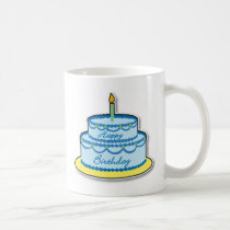 Birthday Cake Boy mugs
