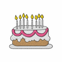 Birthday Cake embroidered shirts by ZazzleEmbroidery Birthday Cake embroidered shirts