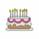 Birthday Cake embroidered shirts by ZazzleEmbroidery Birthday Cake embroidered shirts