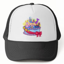 Birthday Cake Group Shot hats