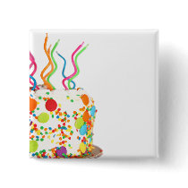 Birthday Cake Magnet Pins