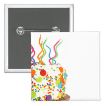 Birthday Cake Magnet Pins