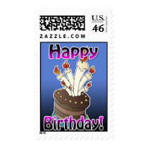 Birthday Cake stamps