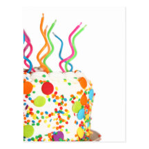 Birthday Cake Postcard